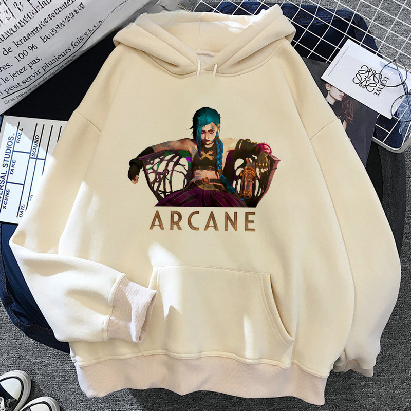 Arcane Jinx Hoodies Male Overseas Setwear Men Hoody Sweatsh