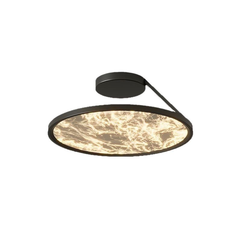 [Selección estricta] lámpara de techo italiana minimalista lujosa ligera de alto nivel de espectro completo protección de ojos redonda nubes alumbrado de estudio