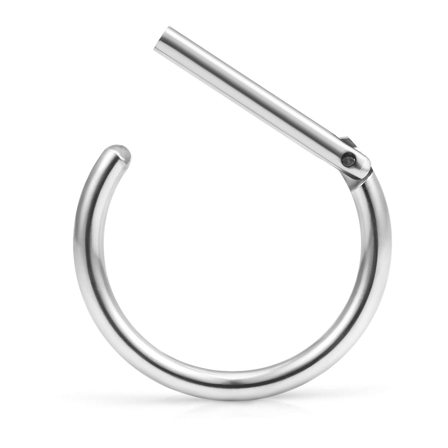 Pointed titanium steel lip stud product view