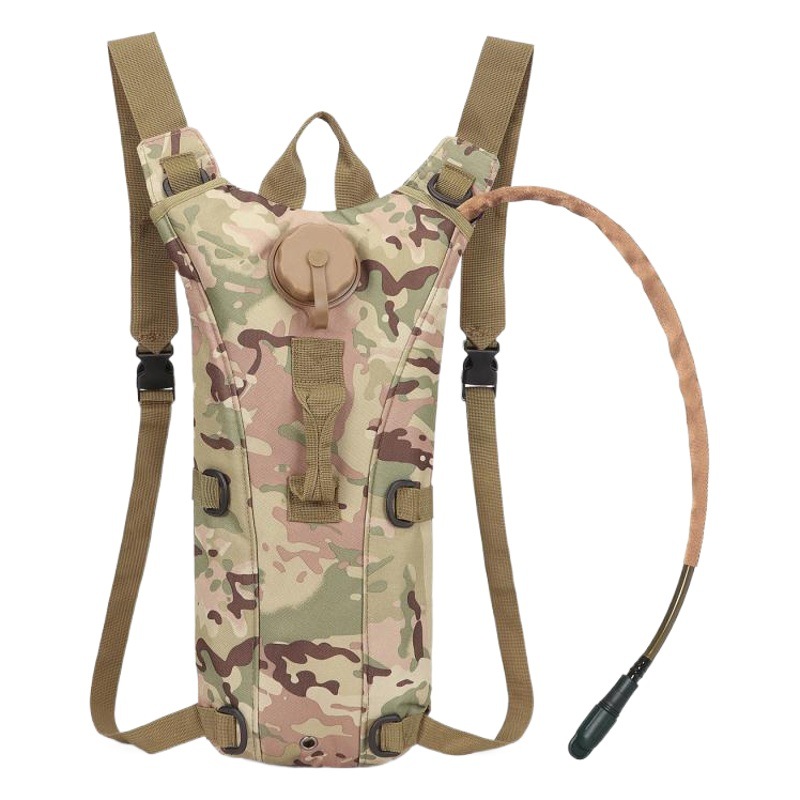 Camouflage Cycling Sports Water Bag Outdoor Camouflage Sports Backpack 3L Water Bag Backpack Waterproof Oxford Backpack Water Bag