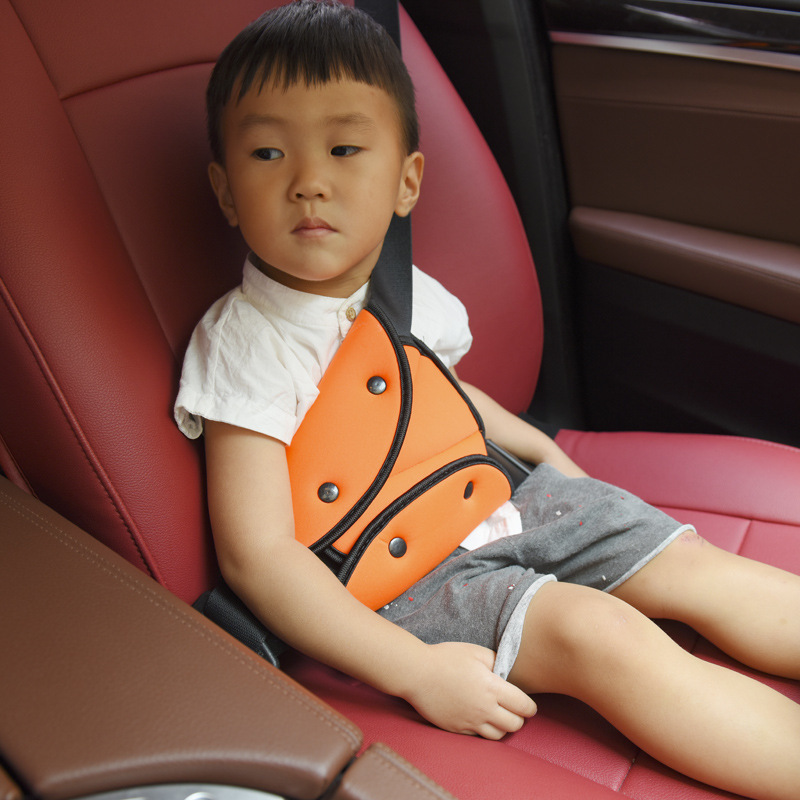 Car Child Safety Belt Triangular Fixer Child Safety Belt Adjuster Anti-Strangle Car Supplies Cross-Border