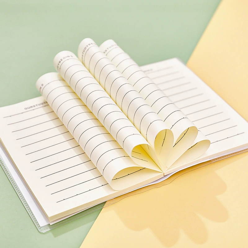 A7 Cartoon Notebook Set, Creative Portable Plastic Cover, Cute Pocket Notes, 10.7×7.5 cm