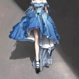 �������ع���β����ǰ�̺��L���ӹ���ȹ�{ɫ���޶Y��lolita�B��ȹ