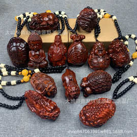 批发紫檀木雕刻手把件貔貅把把壶胡挂件摆件抖音直播货工艺礼品