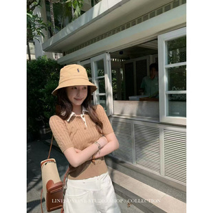 Lin12-Ivy Style �͹�POLO�I�黨����Ůʽᘿ������X������������