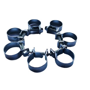 Galvanized mini throat hoop strong small throat hoop mini clamp car air duct oil pipe oil circuit hoop
