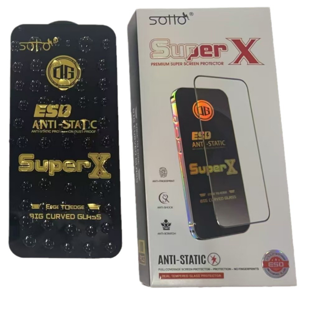 Super X para Apple 16 / 15 / 14 / 13 / 12 serie de película de endurecimiento antiestático a prueba de polvo al por mayor