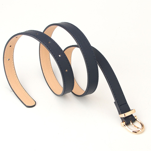 New women's belt belt Korean style women's simple pu leather decorated jeans belt student belt manufacturer batch