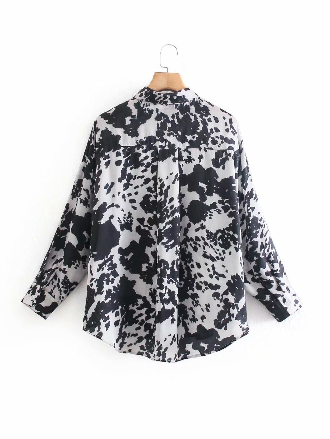 digital animal print blouse top NSAM36381