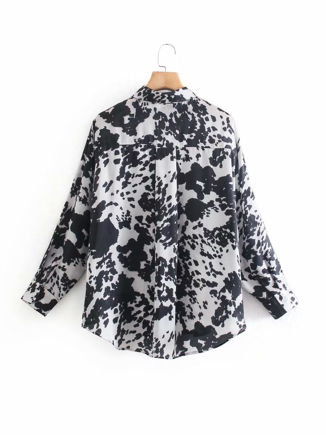 digital animal print blouse top  NSAM36381