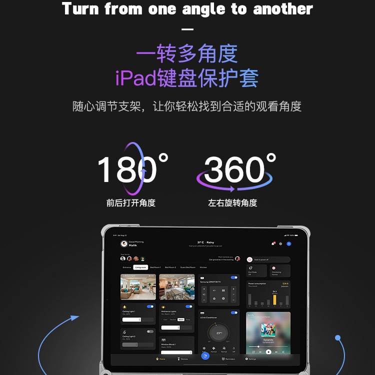 Apple iPad10 wonderful control keyboard Pro 11 inch pen slot 10 generation protective cover 10.2 wireless bluetooth keyboard Air5