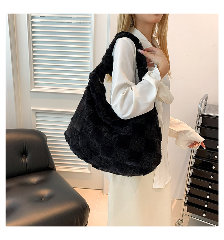 Women's Shoulder Bag Casual Fashion Solid Colour Handbag_voghion.com