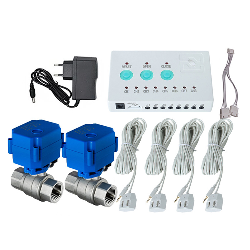 Stainless Steel Water Purification Protection Valve, Water Leakage Protection System, Thickened Valve Body, Anti-Rust and Explosion-Proof with 4 Sensing Lines Stainless Steel Water Purification Protection Valve, Water Leakage Protection System, Thickened Valve Body, Anti-Rust and Explosion-Proof with 4 Sensing Lines