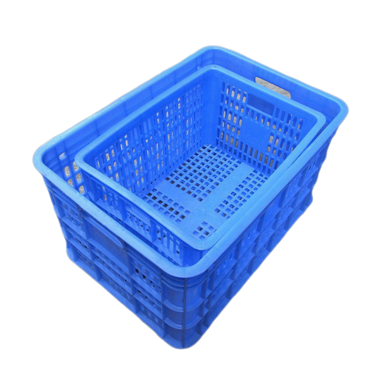 塑料水果筐 塑胶水果筐 周转水果篮果园采摘分装可烫金印厂名LOGO