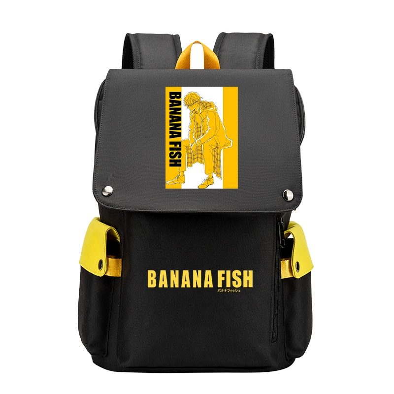 Банановые рыбки Banana Fish, бойцовская борьба, помощь студенту, рюкзак мужской, карикатурный большой объём школьный ранец