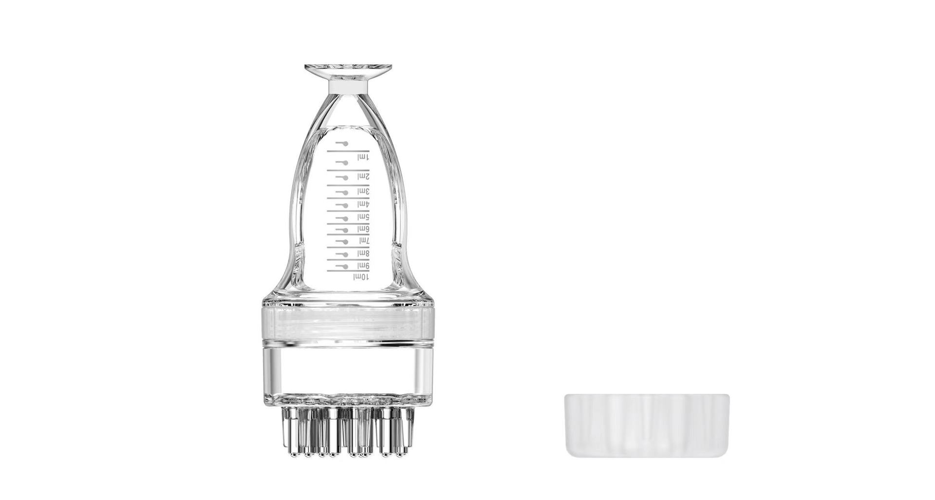 Mino aplicador de medicina del cuero cabelludo cabeza bola masaje medicina dispensador 1mL ridil cuidado del cabello aceite esencial medicina aplicador