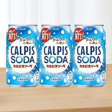 日本进口CALPIS可尔必思乳酸菌味碳酸饮料酸奶汽水罐装高颜值饮品