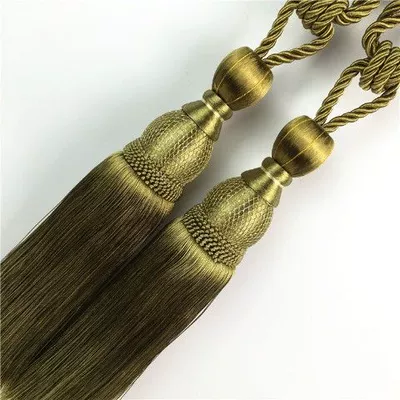 Hook] Curtain Gold Wire: Trailer rope/net/strap - army-green-pair-send-small-hook