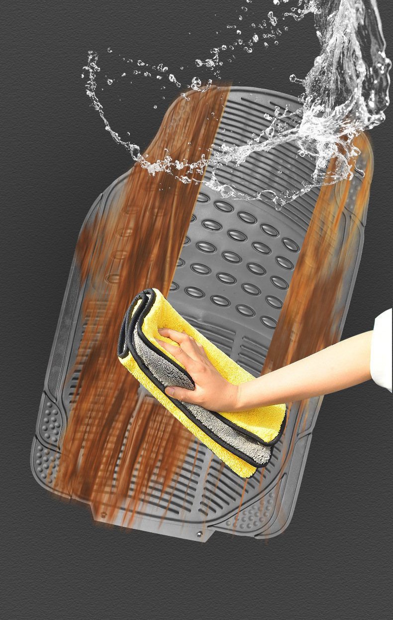 Cross-Border Popular Tpe Universal Car Floor Mats for All Models, Wear-Resistant, Dirt-Resistant, Non-Slip Floor Mats for Europe, America, and Southeast Asia