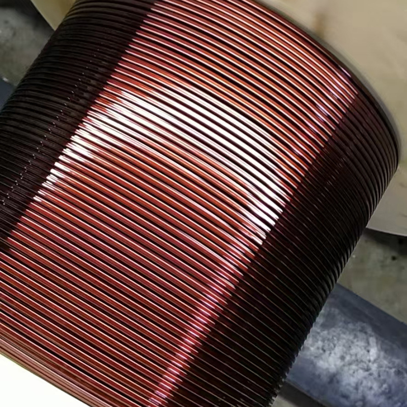 漆包扁铜线 聚酯亚胺漆包 环保漆包线 圆扁铜线