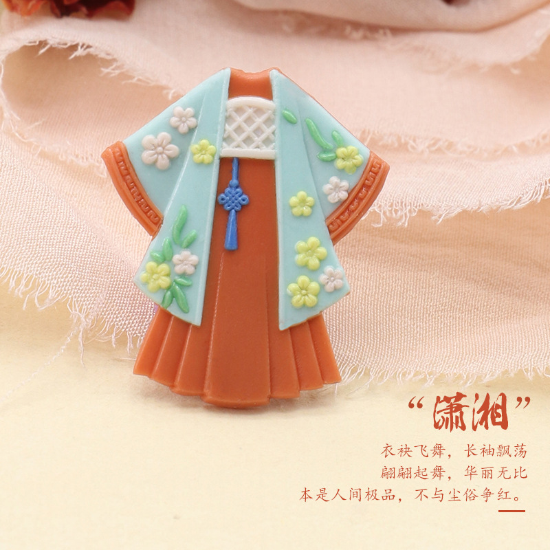 火漆印章章頭浮雕國風服飾唐制漢服復古手帳解悶手工diy火漆印章