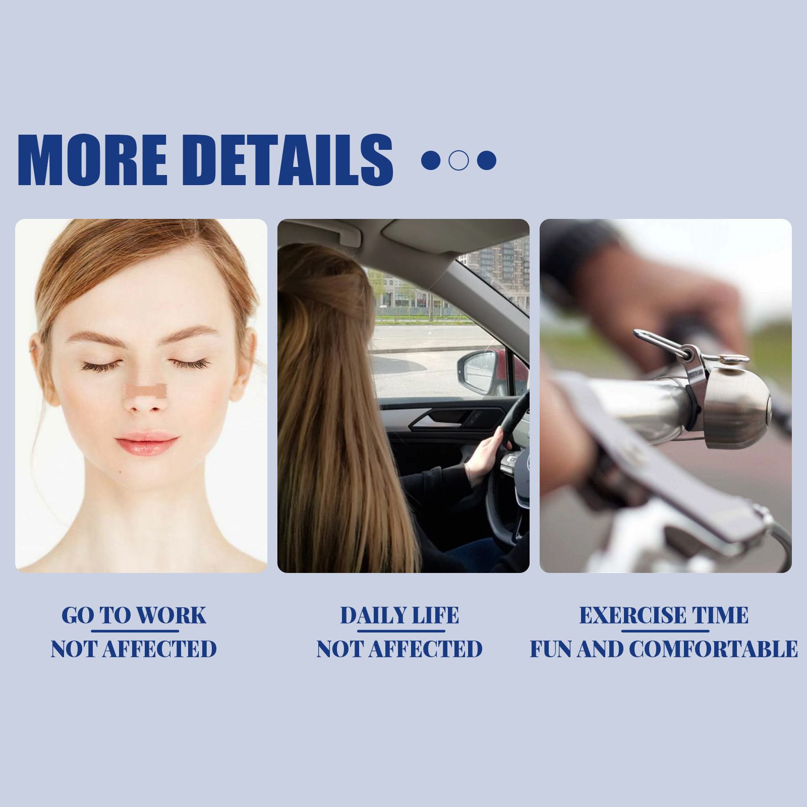 South Moon Anti-snarkning näsplåster lindrar mjuk andning och snoppstopp och snarkningsventilation näsplåster_voghion.com