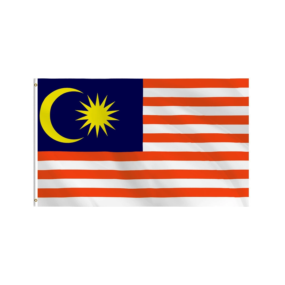 Cross-border Amazon Malaysia flag Malaysia election flag 90*150cm polyester large flag flag