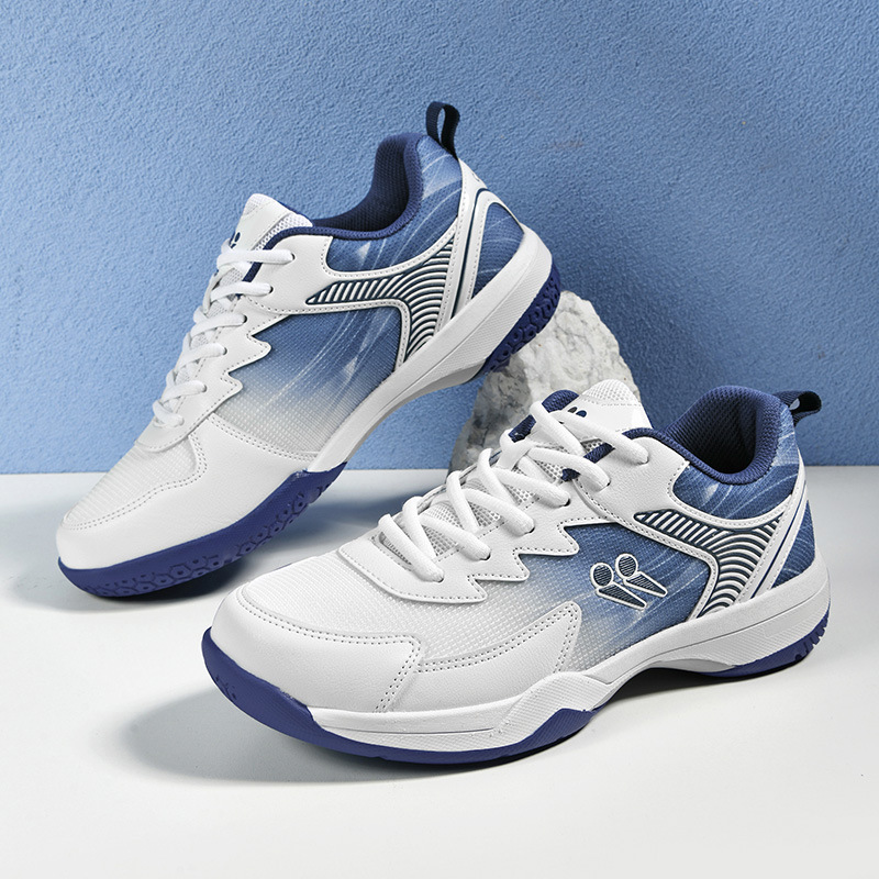 Zapatos de bádminton de malla transfronteriza, zapatos de entrenamiento para hombres y mujeres, zapatos deportivos respirables antideslizantes y antideslizantes