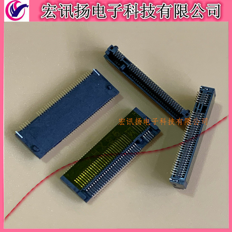 AS0BC21-S30BM-7H Foxconn mini PCI-E 67Pin 5+6 NGFF卡槽