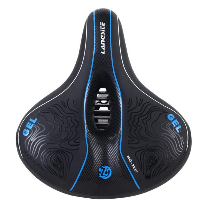 Asiento de bicicleta, sillín de bicicleta eléctrica, bolsa para asiento de bicicleta de montaña, sillín de bicicleta grande