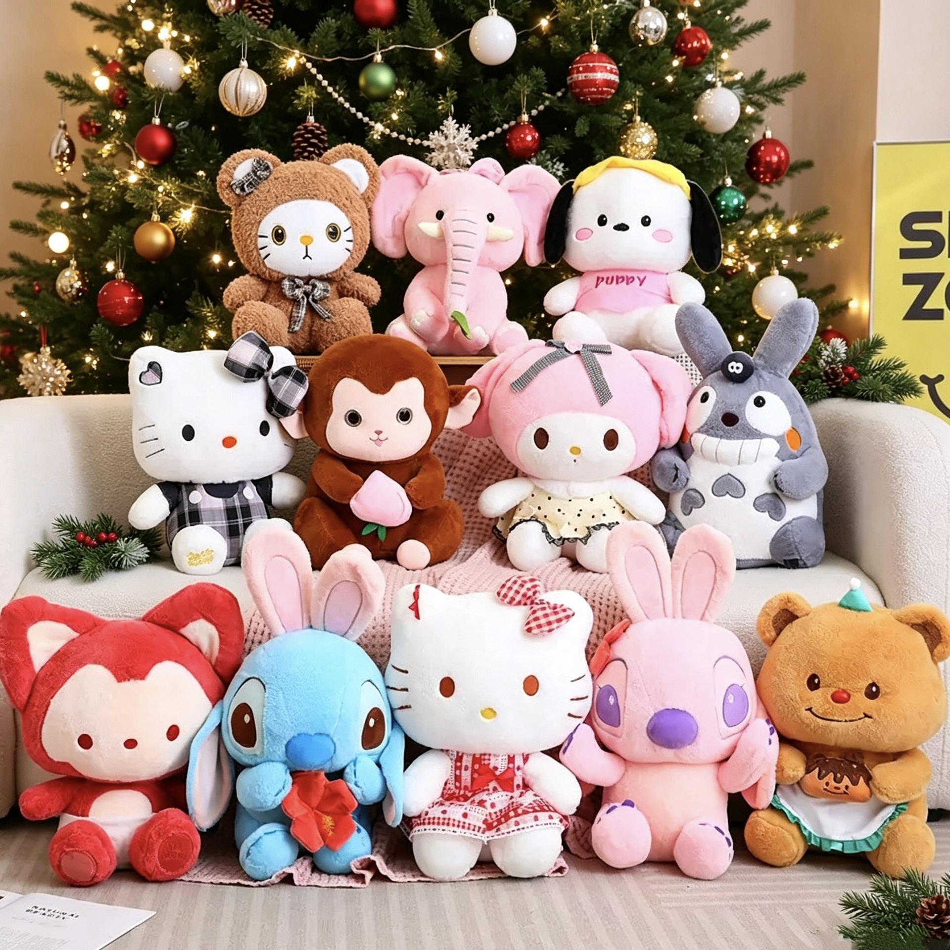 50 cm muñecas de peluche lindas muñecas de tela suave muñeca cama regalos de cumpleaños grandes al por mayor