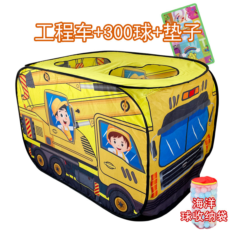 Tiktok tienda de coches Casa de juegos para niños Casa de interior casa pequeña casa de juguete para bebés casa de juegos PISCINA DE BOLAS de océano