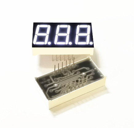 0.56英寸3位超亮白光数码管5361AW//BW 数码管 0.56英寸白光