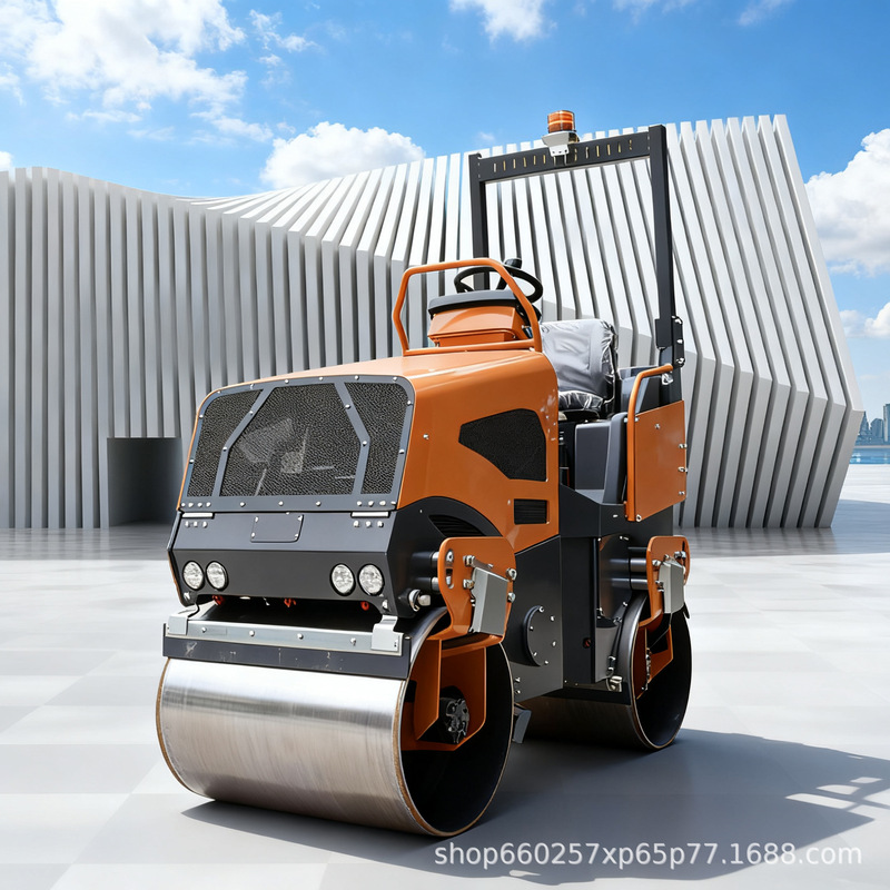 Multifunctional Heavy-Duty Road Roller, Engineering Road Compactor, Large Vibrating Road Roller for Municipal Highway Construction