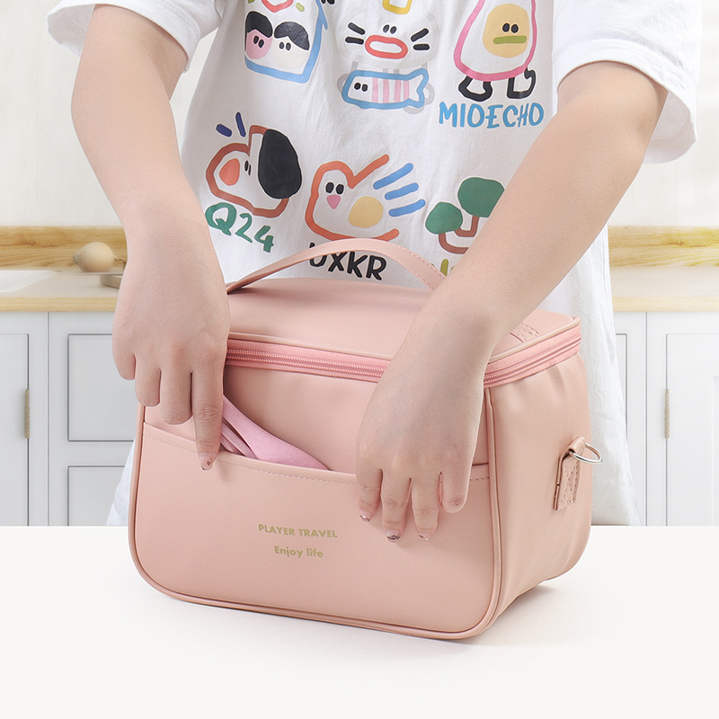 Nuevo paquete de picnic transfronterizo paquete de hielo paquete de aislamiento térmico al aire libre PU paquete de almuerzo impermeable con paquete de almuerzo de almuerzo de aluminio de inclinación