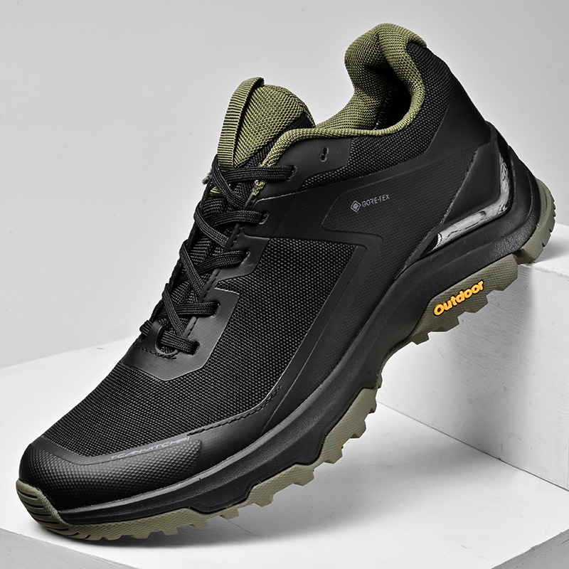 アウトドアハイキングと登山靴、メンズシューズ、軽量で通気性のあるスポーツランニングシューズ、プロ仕様の防水性、滑り止め、クッション性のあるオフロードハイキングシューズ|undefined