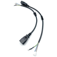 廣告電視機電源連接線C13C14品字尾品字公延長線機箱服務器插頭線