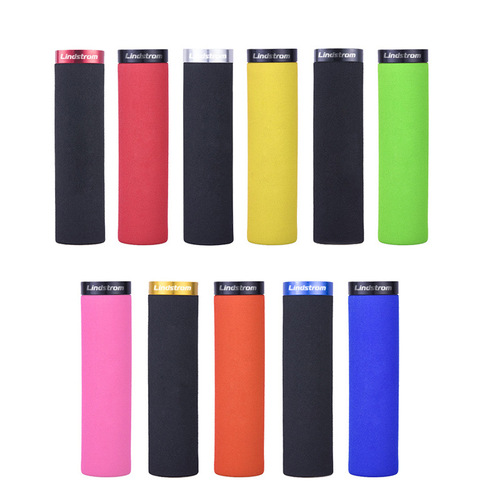 Bike handlebar cover, one-sided lock, mountain bike sponge handle, colorful grip