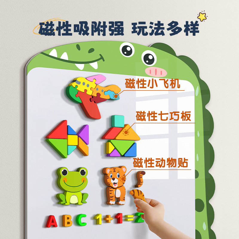 Pegatinas de pared de pizarra para niños Enseñanza en el hogar Pegatinas de graffiti Dibujo Tablero magnético Pizarra pequeña borrable Tablero de escritura Tablero de dibujo