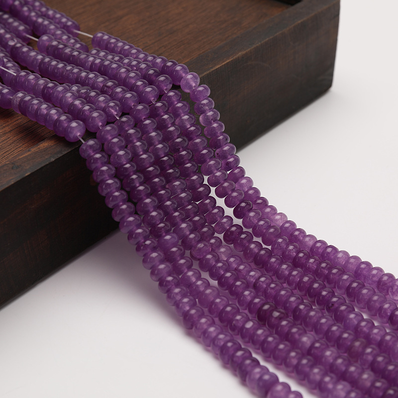Clothing accessories A grade 5x8 abacus bead string handmade material separator DIY miscellaneous irregular shapes