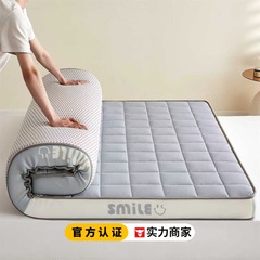2025年新款乳胶记忆床垫久睡不塌华夫格立体微笑床垫可拆洗床垫宿