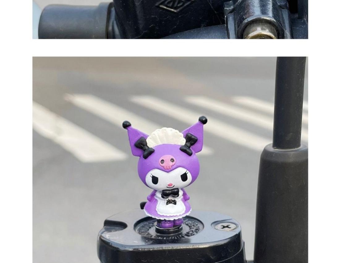 Car Ornaments Lolita Kuromi Melody Battery Electric Car Motorcycle Motorcycle Car Central Control Decorations