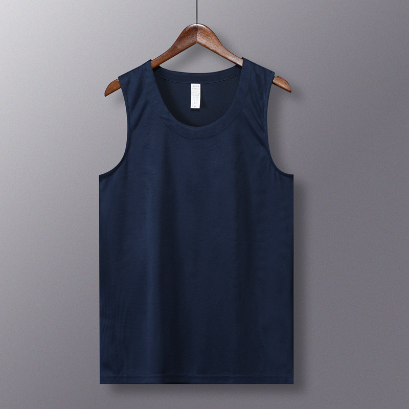 Quick-drying T-shirt vest for adults and children 2023 spring new products sports loose sleeveless clothes customized for sports games
