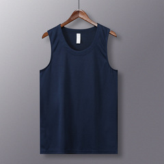 Quick-drying T-shirt vest for adults and children 2023 spring new products sports loose sleeveless clothes customized for sports games
