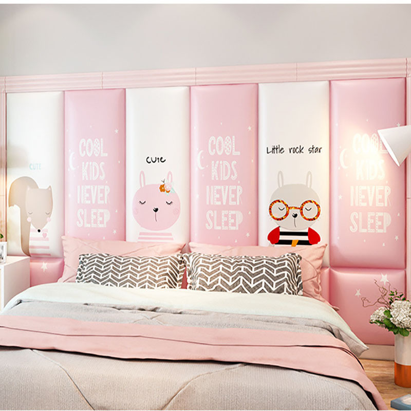 Children's Bed Wall Anti-collision Soft Bag Wall Stickers Tatami Soft Bag Wall Wall Bedroom Headboard Kindergarten Background Wall Soft Bag