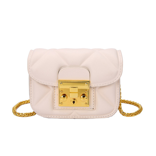 Mini rhombus cross-body bag Korean style simple personality pig nose small bag high-end women's lipstick bag