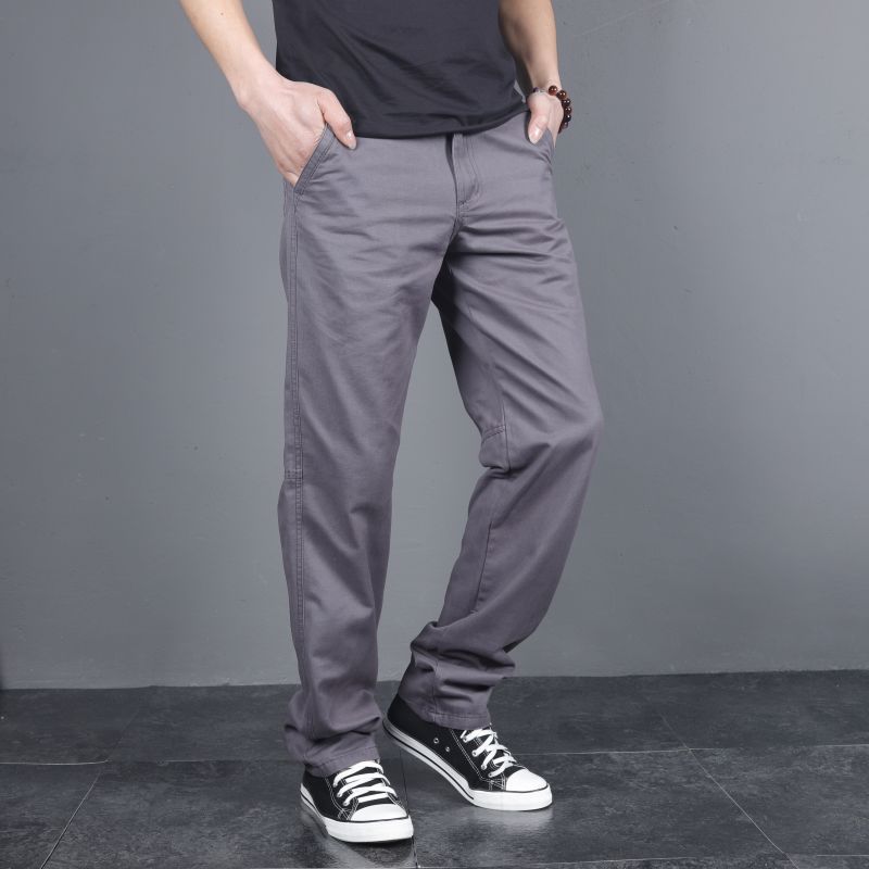 Men's Outdoor Casual Pants Loose Large Size Straight Versatile Dress Pants Spring and Autumn Cargo Pants Men's Long Pants Cotton Pants Trendy