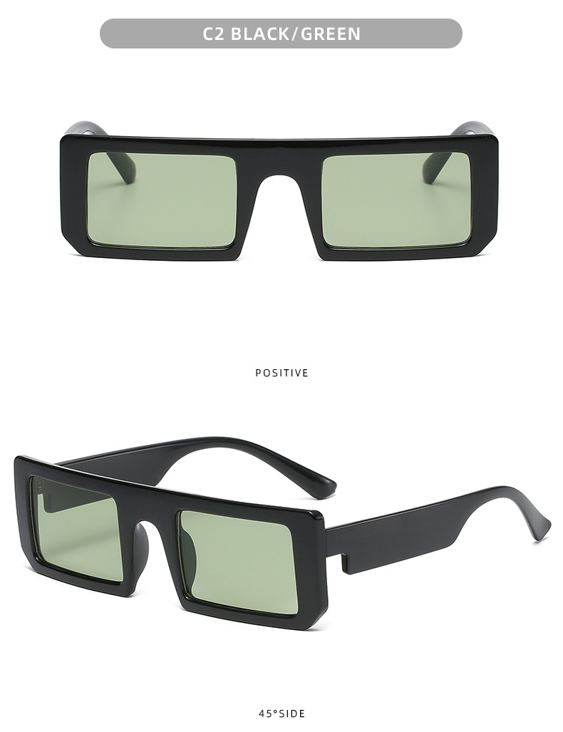 Women's Square Sunglasses Retro Personality Eyewear For Summer_voghion.com