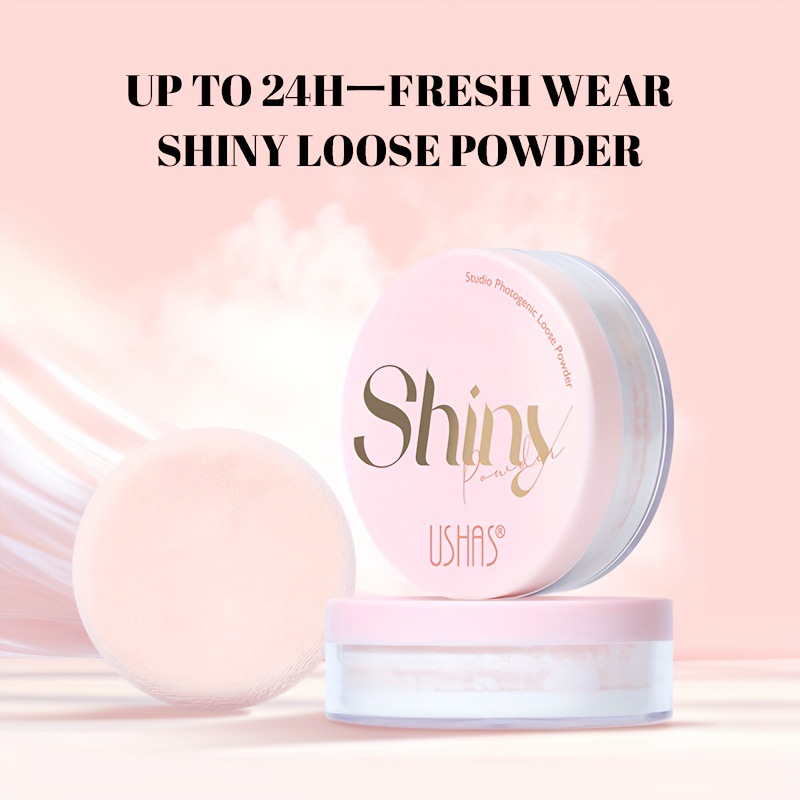 USHAS transfronterizo spot FC650 polvo de polvo de miel polvo de maquillaje impermeable, antiperspirante, control de aceite duradero, brillo mate