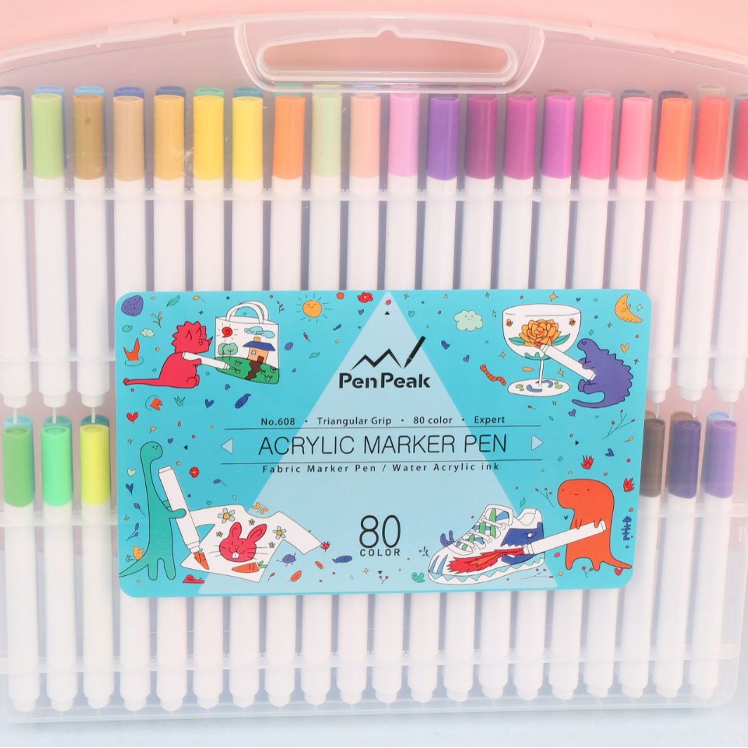 Top Tiger acrílico marcador 12/24/36/48 color cristal pluma pintura creativa DIY graffiti a base de agua